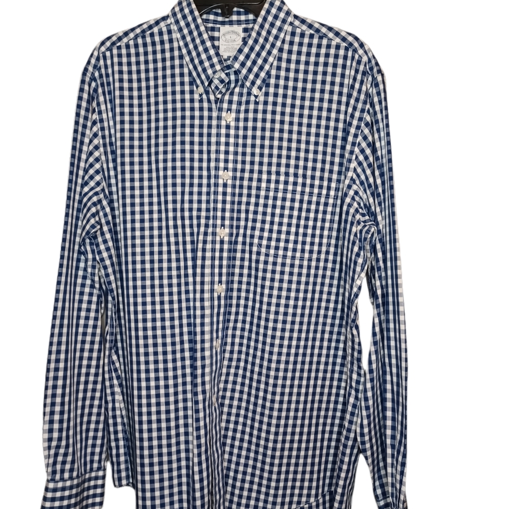 Brooks Brothers Mens Long Sleeve Button Down Size Large LOT of 2